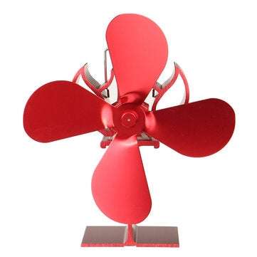 4 Blades Heat Powered Stove Fan Thermal Fireplace Fan For Wood Log Burner Ecofan