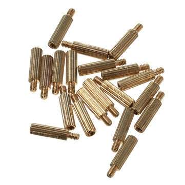 AOQDQDQD 260Pcs M2 PCB Threaded Brass Male Female Standoff Spacer Board Hex Screws Nut Assortment
