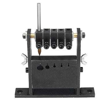 5 Size Holes Black Manual Cable Wire Strippers Machine for 1-30mm Diameter Wires