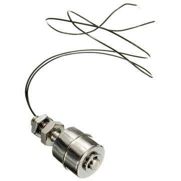 50W 220V Stainless Steel Vertical Liquid Water Level Sensor Tank Pool Internal Floating Switch