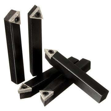 5pcs 1/2 Inch Shank Indexable Lathe Set Turning Tool Holder For TCMT16T3 Carbide Insert