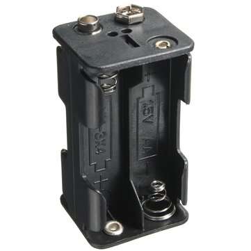 4-Slot 4 x AA Battery Back To Back Holder Case Box