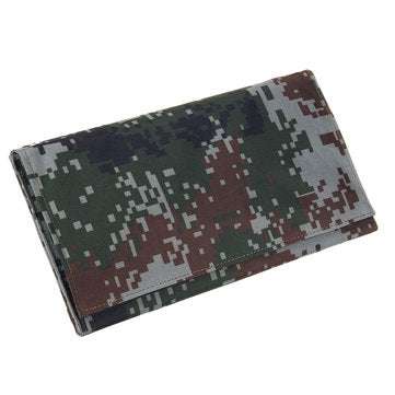 40W 5V Foldable Camouflage Solar Panel Power Bank Pack w Dual USB Waterproof for Backpack Camping