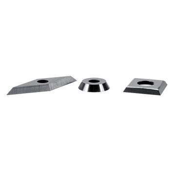 3PCS Tungsten Carbide Insert Cutter Set For Wood Turning Working Lathe Tool DIY