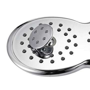 4-way High-Pressure 9.5 Inch Rainfall Shower Head Trident Shape Massage Top Spray Showerhead