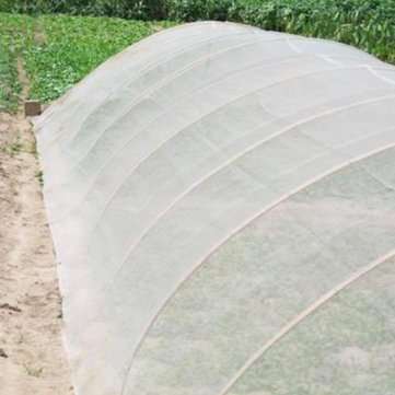 3x7.6m White Vinyl Fabric Net Wear Resistance Barrier Net for Mosquito Bug Insect Bird Garden