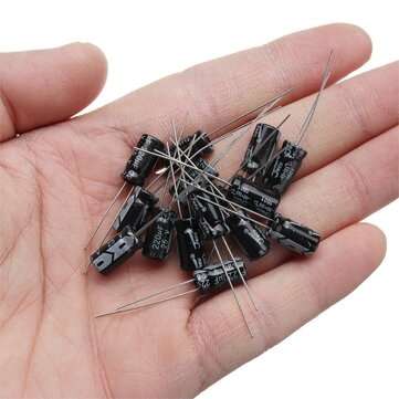 500Pcs 24 Kinds of Electrolytic Capacitors 0.1uF-1000uF Capacitor Kits
