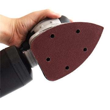 40pcs 60-240 Grit 140x90mm Triangle Sandpaper Mouse Sanding Sheets Sander Pads