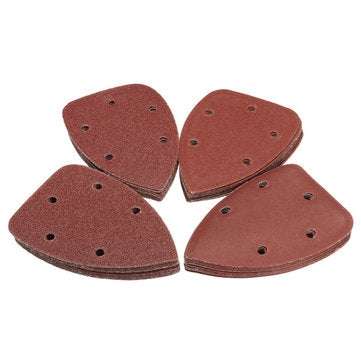 40pcs 60-240 Grit 140x90mm Triangle Sandpaper Mouse Sanding Sheets Sander Pads