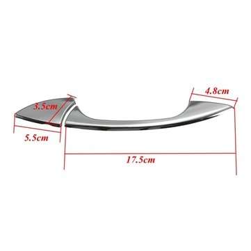 8Pcs Chrome Material Door Handle Cover Trim For Benz C E GLK ML GLK W202/117/212