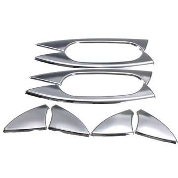 8Pcs Chrome Material Door Handle Cover Trim For Benz C E GLK ML GLK W202/117/212