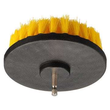 4.3 Inch Yellow Drill Cleaning Brush Powered Scrub for Shower Tub Tile Carpet