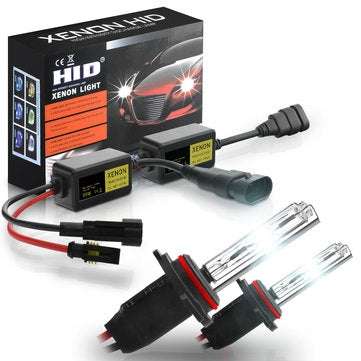 6000K HID Xenon Headlights Conversion Kit H1 H3 H4 H7 H8/H9/H11 9005 9006 880 90... (TYPE: 9005/HB3)