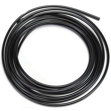 5m Rubber Car Interior Moulding Trim Strip Black Flexible Decoration Dashboard Door Edge Line