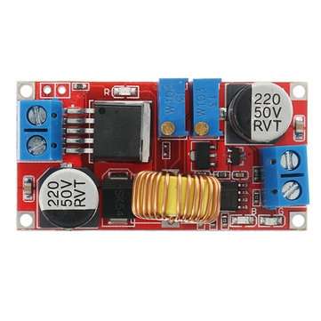 5pcs Output 1.25-36V 5A Constant Current Constant Voltage Lithium Battery Charger Step Down Power Su