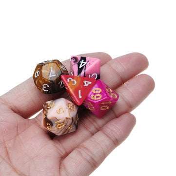 42Pcs Polyhedral Dice Set Multi-sied Dices For Dungeons & Dragons DND MTG RPG D4-D20 Game + Bag
