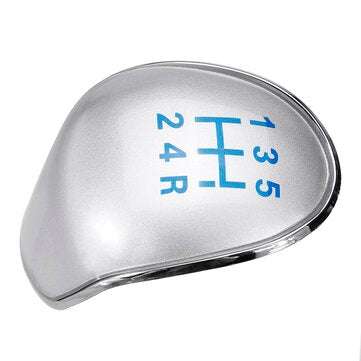 5 Speed Gear Shift Knob Cap Silver For Ford Fiesta Transit Connect Tourneo Fusion