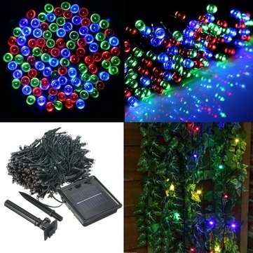 400 LED Solar Powered Fairy String Light Garden Party Decor Xmas (COLOR.: COLORFUL)