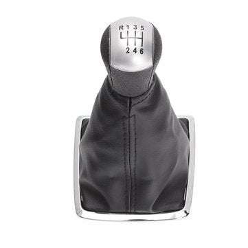 6 Speed Gear Shift Knob Stick Lever Gaiter Boot Cover For Ford Mondeo MK2 04-11 (COLOR.: BLACK)