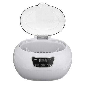 600ml Pro Ultrasonic Cleaner Ultra Sonic Bath Jewellery CD Cleaning Basket Timer