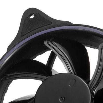 7 Colors 120mm PC Case Fan Computer Ultra Silent LED Light Cooler Heatsink Fan