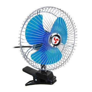 8 Inch 12V Portable Vehicle Auto Car Fan Oscillating Car Auto Clip-On Cooling Fan