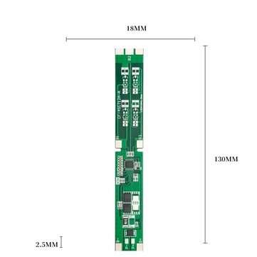 4S 16.8V 6A Same Port Lithium Battery Protection Board Fascia Cavity LED Device 18650 Battery Protec