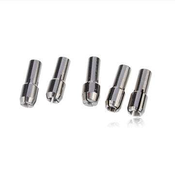 5pcs DREMEL Chucks 1mm/1.5mm/2.35mm/3mm/3.17mm Fits Dremel Rotary Tool