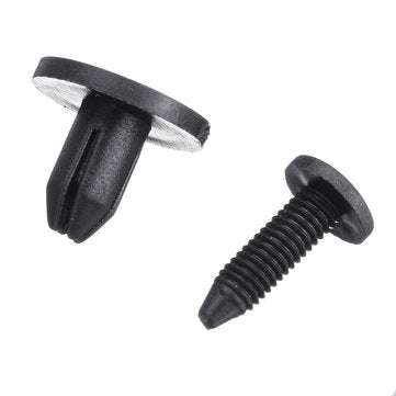6mm Universal 50pcs Plastic Car Rivet Fastener Car Door Bumper Cover Fender Bumper Fixed Clip