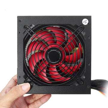 650W Gaming PC ATX Power Supply PFC Silent Fan 4-PIN for Desktop Computer