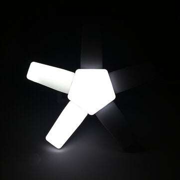 60W E26 LED Blades Garage Light Bulb Workshop Deformable Adjustable Lamp 85-265V