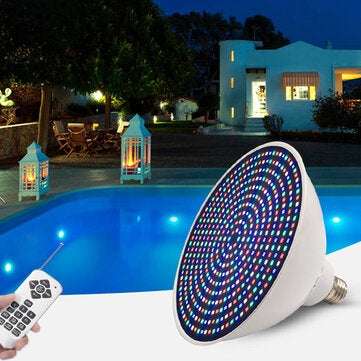 AC12V/220V 45W E27 468LED RGBW Underwater Swimming Pool Light IP68 PAR38 Remote Co... (VOLTAGE: 12V)