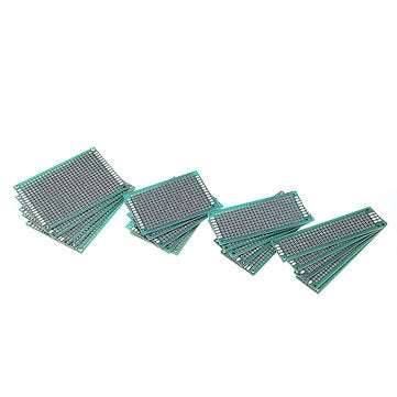 60pcs 5x7 4x6 3x7 2x8cm Double Side Prototype Diy Universal Printed Circuit PCB Board Protoboard pcb