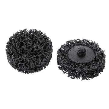 60pcs 50mm Mix Sanding Disc Set 2 Inch Roll Lock Surface Coarse Sandpaper Pad with Holder