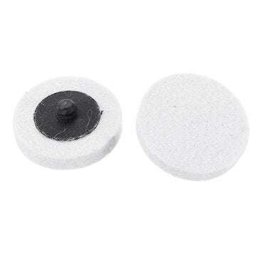 60pcs 50mm Mix Sanding Disc Set 2 Inch Roll Lock Surface Coarse Sandpaper Pad with Holder