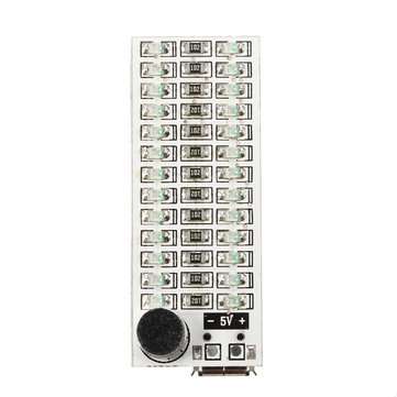 5Pcs 2x13 USB Mini Spectrum Green LED Board Voice Control Sensitivity Adjustable