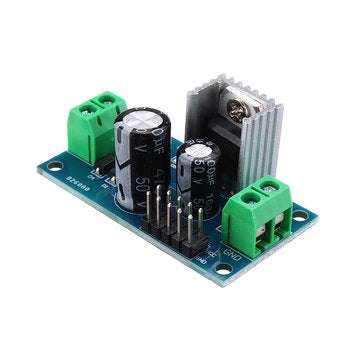 5V LM7805 DC/AC 8-24V To 5V Three Terminal Voltage Regulator Power Supply Module Output Max 1.2A