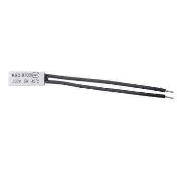 3pcs KSD9700 250V 5A 45 Plastic Thermostatic Temperature Sensor Switch NC