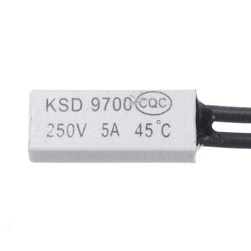 3pcs KSD9700 250V 5A 45 Plastic Thermostatic Temperature Sensor Switch NC