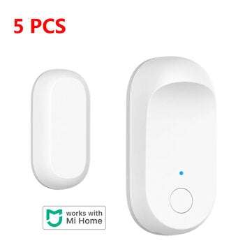 5PCS2021 New Version Qingping Door & Window Sensor bluetooth 5.0 Home Security Alarm Detector