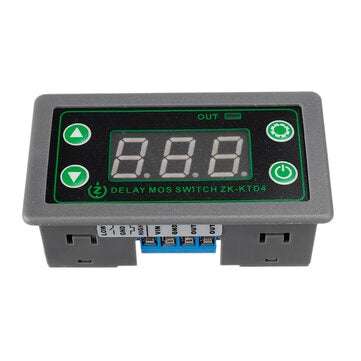 5Pcs ZK-KTD4 DC 5-30V 15A 1S-999Min MOS Switch Trigger Cycle Timing Delay Module Solenoid Valve Cont