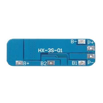 3pcs 3S 12V 18650 10A BMS Charger Li-ion Lithium Battery Protection Board Circuit Board 10.8V 11.1V