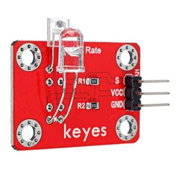 3Pcs Keyes Brick Finger Heartbeat Module(Pad hole) with Pin Header Board Analog Signal