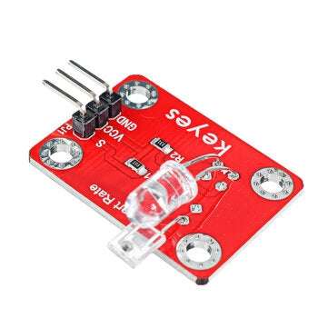 3Pcs Keyes Brick Finger Heartbeat Module(Pad hole) with Pin Header Board Analog Signal