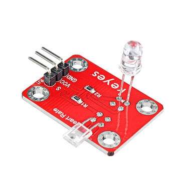3Pcs Keyes Brick Finger Heartbeat Module(Pad hole) with Pin Header Board Analog Signal