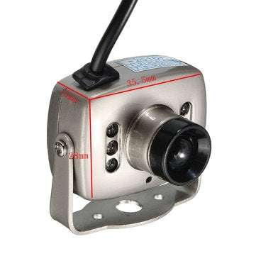 6 LED Mini Wired Infrared CMOS CCTV Camera Security  Color Night Vision