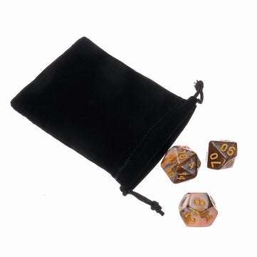 42PCS Metal Polyhedral Dices Set For Dungeons & Dragons Dice Desktop RPG Game