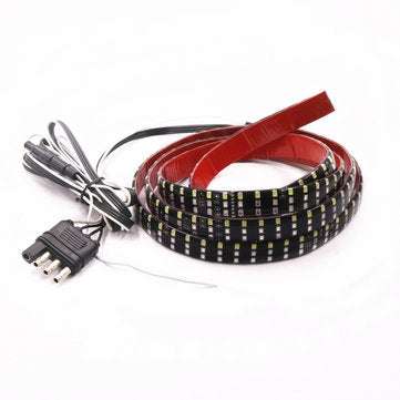 60Inch Flowing LED Tailgate Light Bar Flexible Silicone Light Strip Turn Signal Brake Tail Lamp IP68