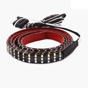 60Inch Flowing LED Tailgate Light Bar Flexible Silicone Light Strip Turn Signal Brake Tail Lamp IP68