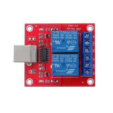 5pcs 2 Channel 5V HID Driverless USB Relay USB Control Switch Computer Control Switch PC Intelligent